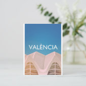 Valencia Postkarte (Stehend Vorderseite)