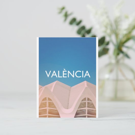 Valencia Postkarte (Stehend Vorderseite)