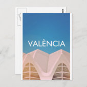 Valencia Postkarte (Vorne/Hinten)