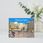 Valencia Postkarte (Stehend Vorderseite)