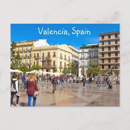 Valencia Postkarte (Vorderseite)