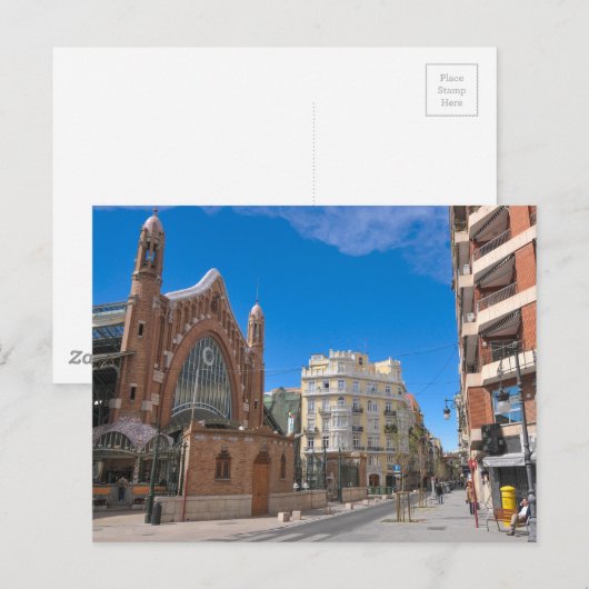 Valencia Postkarte (Vorne/Hinten)