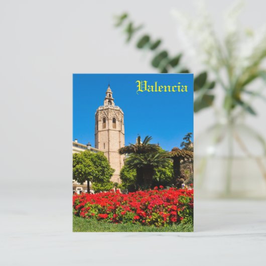 Valencia Postkarte (Stehend Vorderseite)