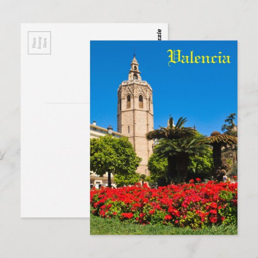Valencia Postkarte (Vorne/Hinten)