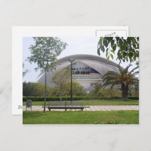 Valencia Postkarte (Vorne/Hinten)