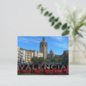 Valencia Postkarte (Stehend Vorderseite)