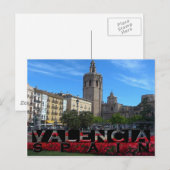 Valencia Postkarte (Vorne/Hinten)