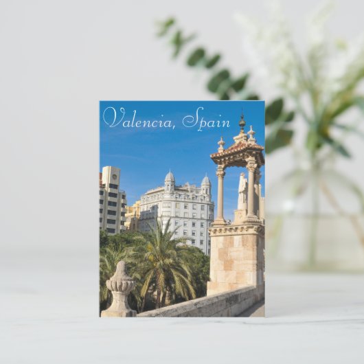 Valencia Postkarte (Stehend Vorderseite)