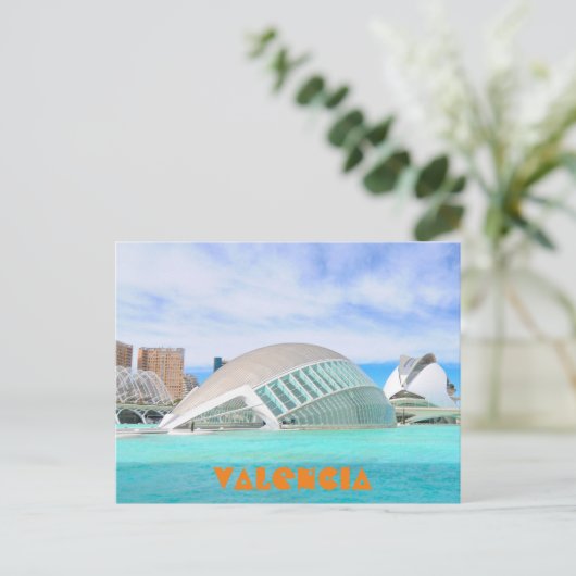 Valencia Postkarte (Stehend Vorderseite)