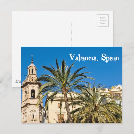 Valencia Postkarte (Vorne/Hinten)