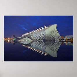 Valencia Reflection Poster