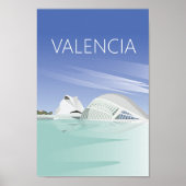 Valencia Reiseplakat Poster (Vorne)