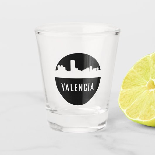 Valencia Schnapsglas (Vorderseite)