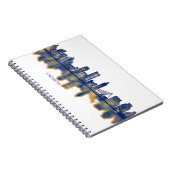 Valencia Skyline Notizblock (Rechte Seite)