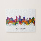 Valencia Spain Skyline Puzzle (Horizontal)