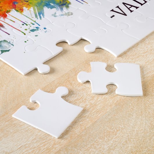 Valencia Spain Skyline Puzzle (Seite)