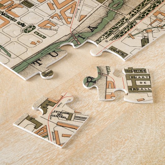 Valencia Spanien 1904 Puzzle (Seite)