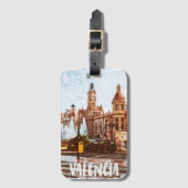 Valencia Spanien Architektur Reisen Gepäckanhänger (Vorderseite Vertikal)