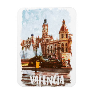 Valencia Spanien Architektur Reisen Magnet