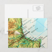 Valencia, Spanien Button Karte (Vorne/Hinten)