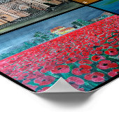 Valencia Spanien Collage Malerei von Alfred Fox Poster (Ecke)