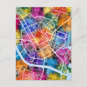 Valencia Spanien Karte (Vorderseite)