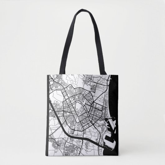 Valencia Spanien Karte Tasche (Vorderseite)