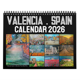 Valencia Spanien Kunst von Alfred Fox Kalender