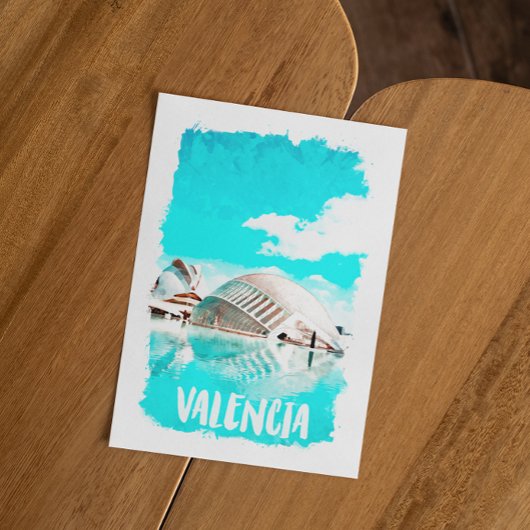 Valencia Spanien L'Hemisfèric Postkarte