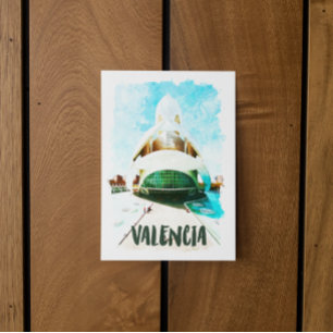 Valencia Spanien Palau de les Arts Reina Sofía Postkarte