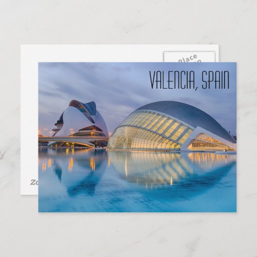 Valencia Spanien Postkarte (Vorne/Hinten)