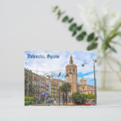 Valencia, Spanien Postkarte (Stehend Vorderseite)
