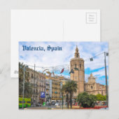 Valencia, Spanien Postkarte (Vorne/Hinten)