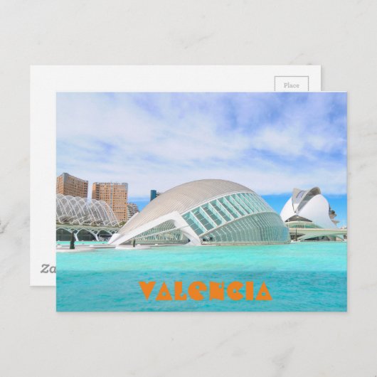 Valencia, Spanien Postkarte (Vorne/Hinten)