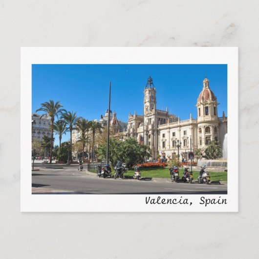 Valencia, Spanien Postkarte (Vorderseite)