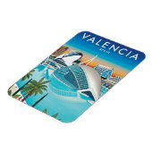 Valencia Spanien Reise Magnet (Linke Seite)