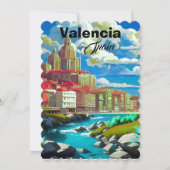 Valencia Spanien Reise Postkarten Kunst, Spanien R (Vorderseite)