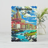 Valencia Spanien Reise Postkarten Kunst, Spanien R (Stehend Vorderseite)