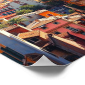 Valencia Spanien Reisen Kunst Vintag Poster (Ecke)