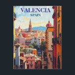 Valencia Spanien Reisen Kunst Vintag Postkarte<br><div class="desc">Valencia Spanien Reisen Kunst Vintag</div>