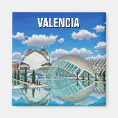 Valencia Spanien Reisen Magnet (Vorne)