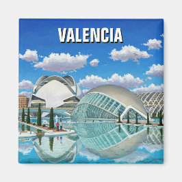 Valencia Spanien Reisen Magnet