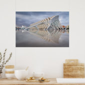 Valencia Spanien Stadt der Künste und Wissenschaft Poster (Küche)