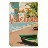 Valencia, Spanien Vintages Ferienplakat Magnet (Vertikal)