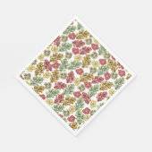 Valencia Spanische Flora und Weinberge Serviette (Ecke)