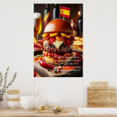 Valencia Vista: Chorizo Indulgence 24x36 Poster (Küche)