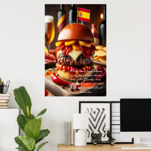 Valencia Vista: Chorizo Indulgence 24x36 Poster