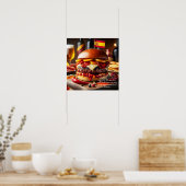 Valencia Vista: Chorizo Indulgence Poster (Küche)