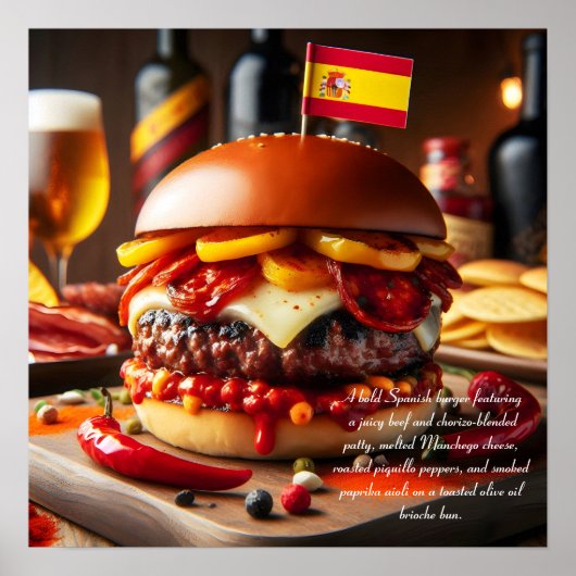 Valencia Vista: Chorizo Indulgence Poster (Vorne)