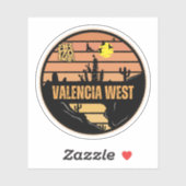 Valencia West, Arizona Aufkleber (Blatt)